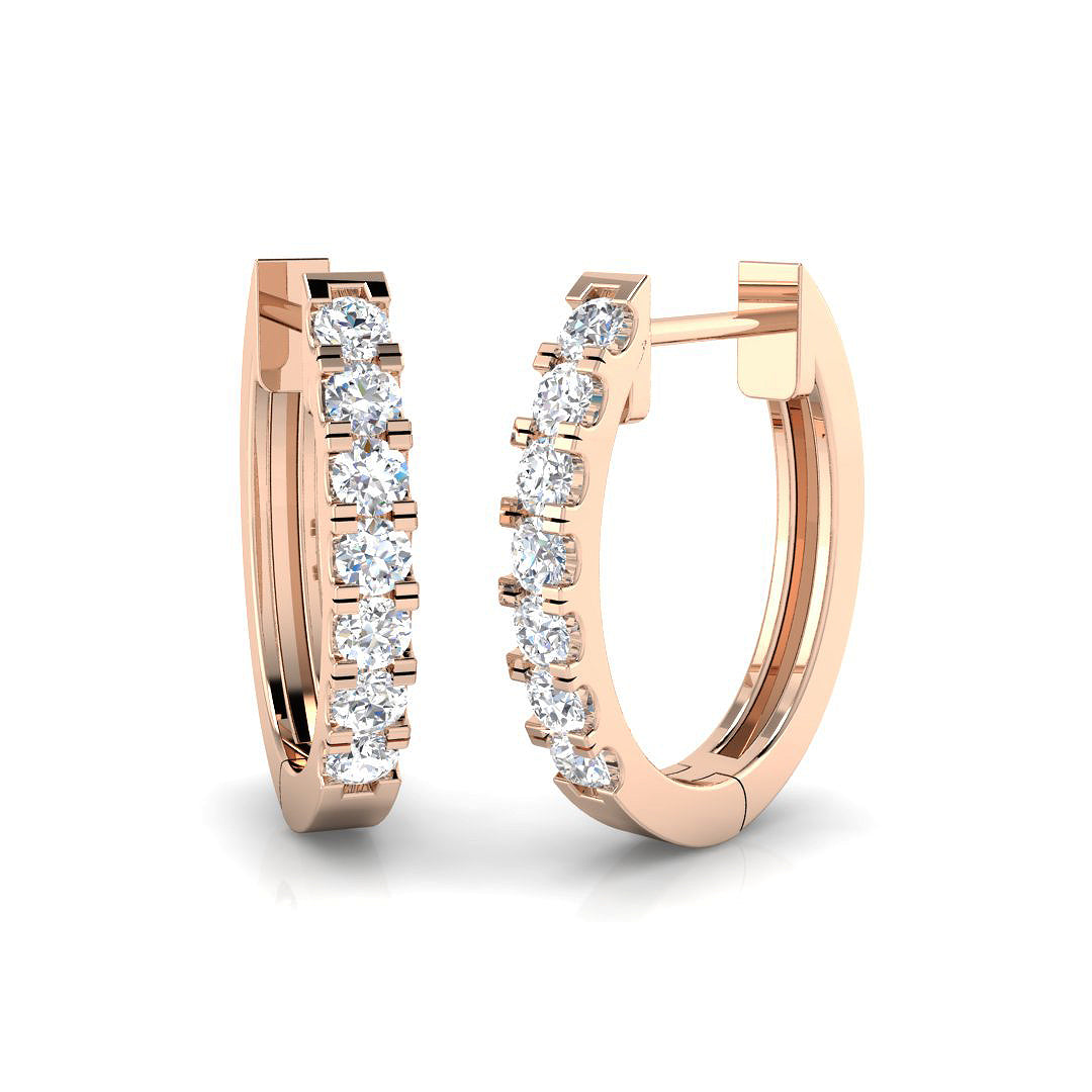 Hoop Earrings - Truly 0.33ct Elegant Lab Grown Diamond