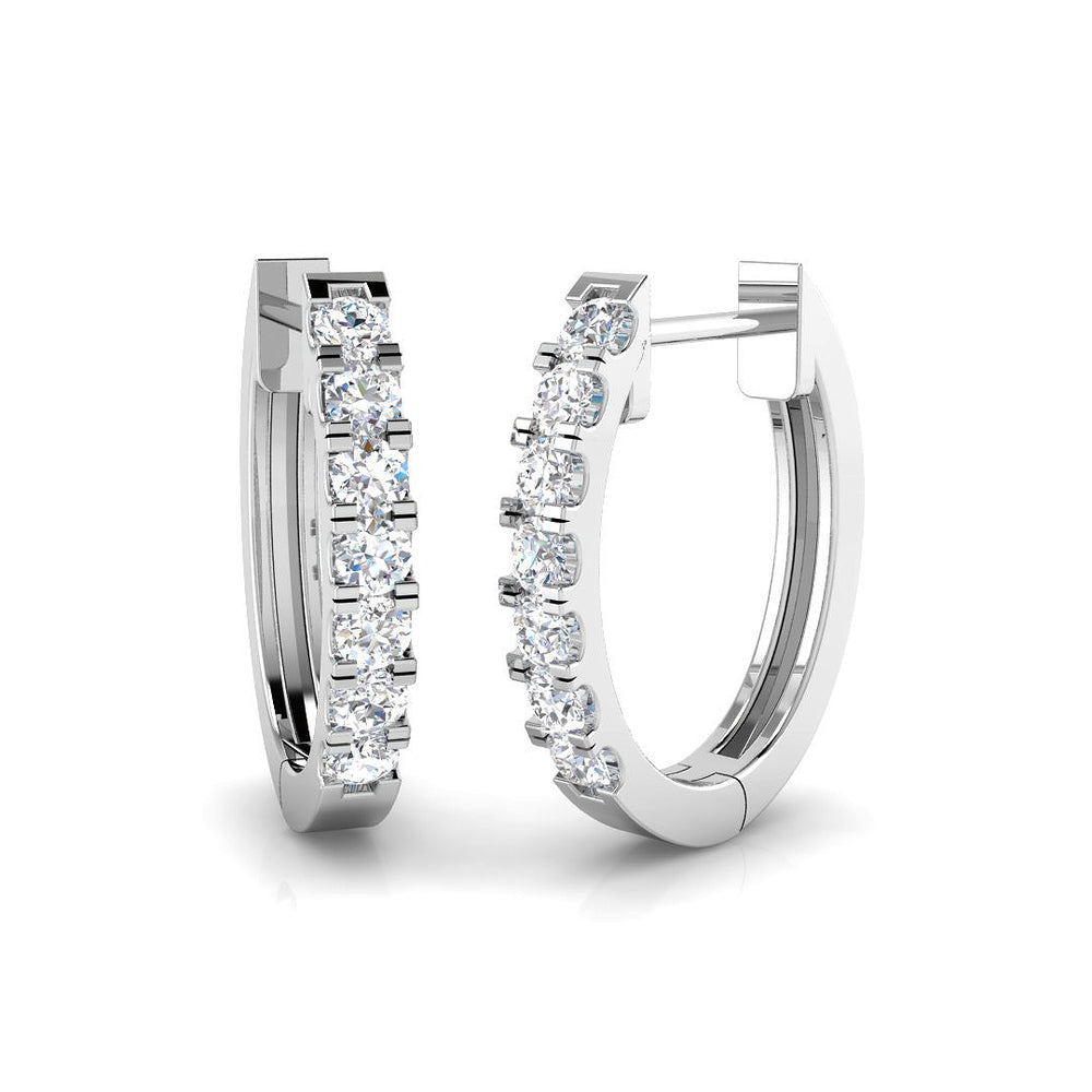 Hoop Earrings - Truly 0.33ct Elegant Lab Grown Diamond