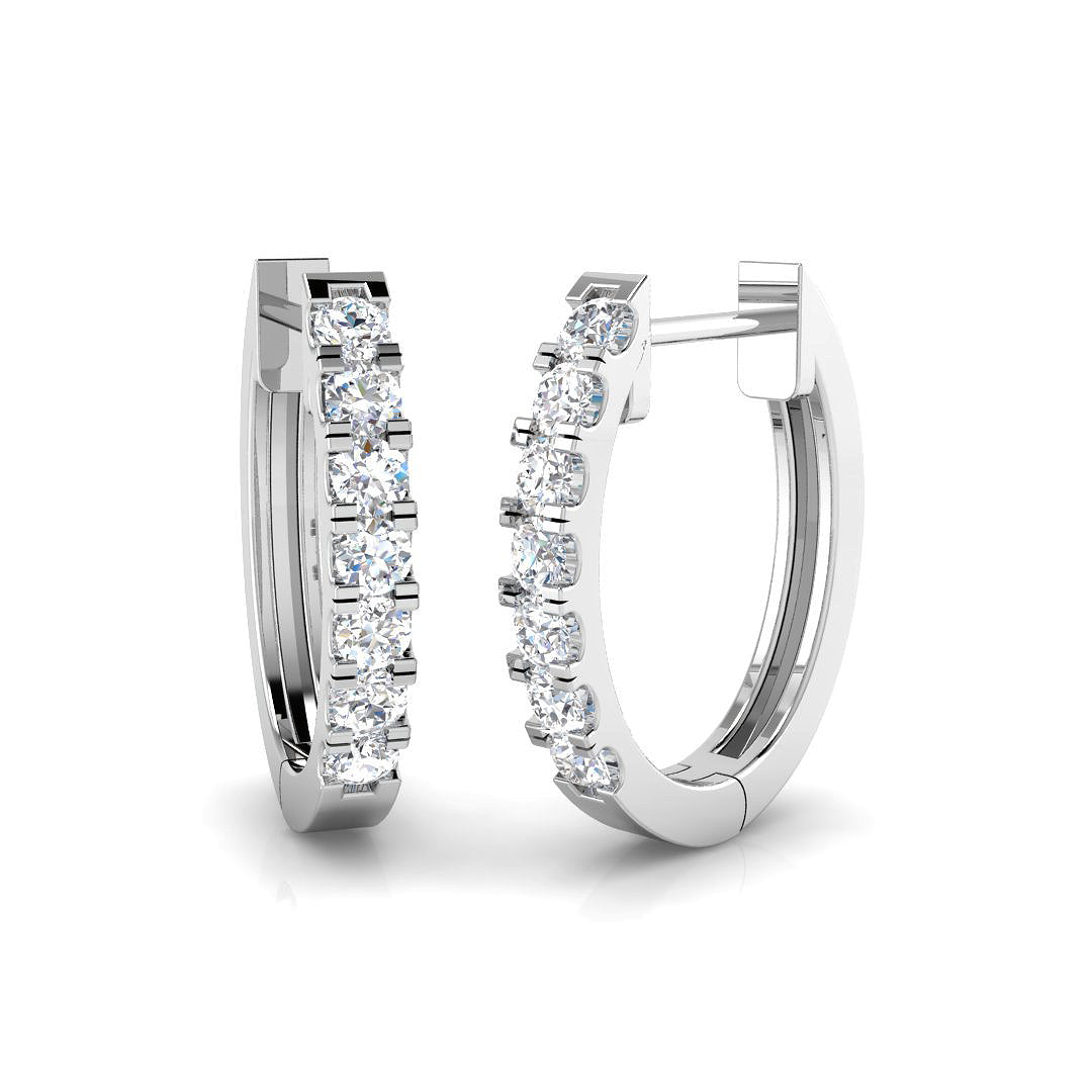 Hoop Earrings - Truly 0.33ct Elegant Lab Grown Diamond