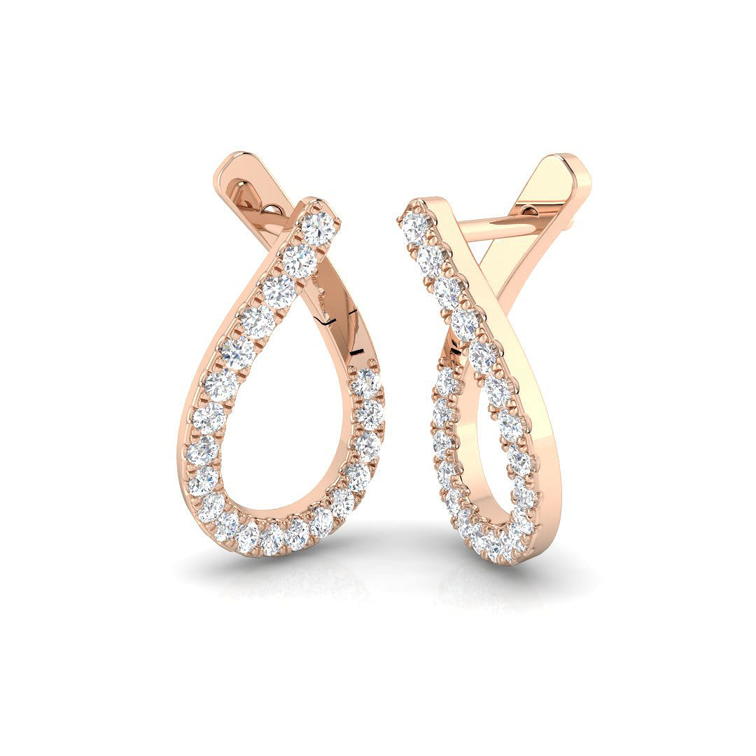 Artisan Jewellery Diamond Earring 0.5 ct  Platinum, 9ct, 18ct White, Yellow & Rose Gold | Handcrafted Fine Jewellery-10