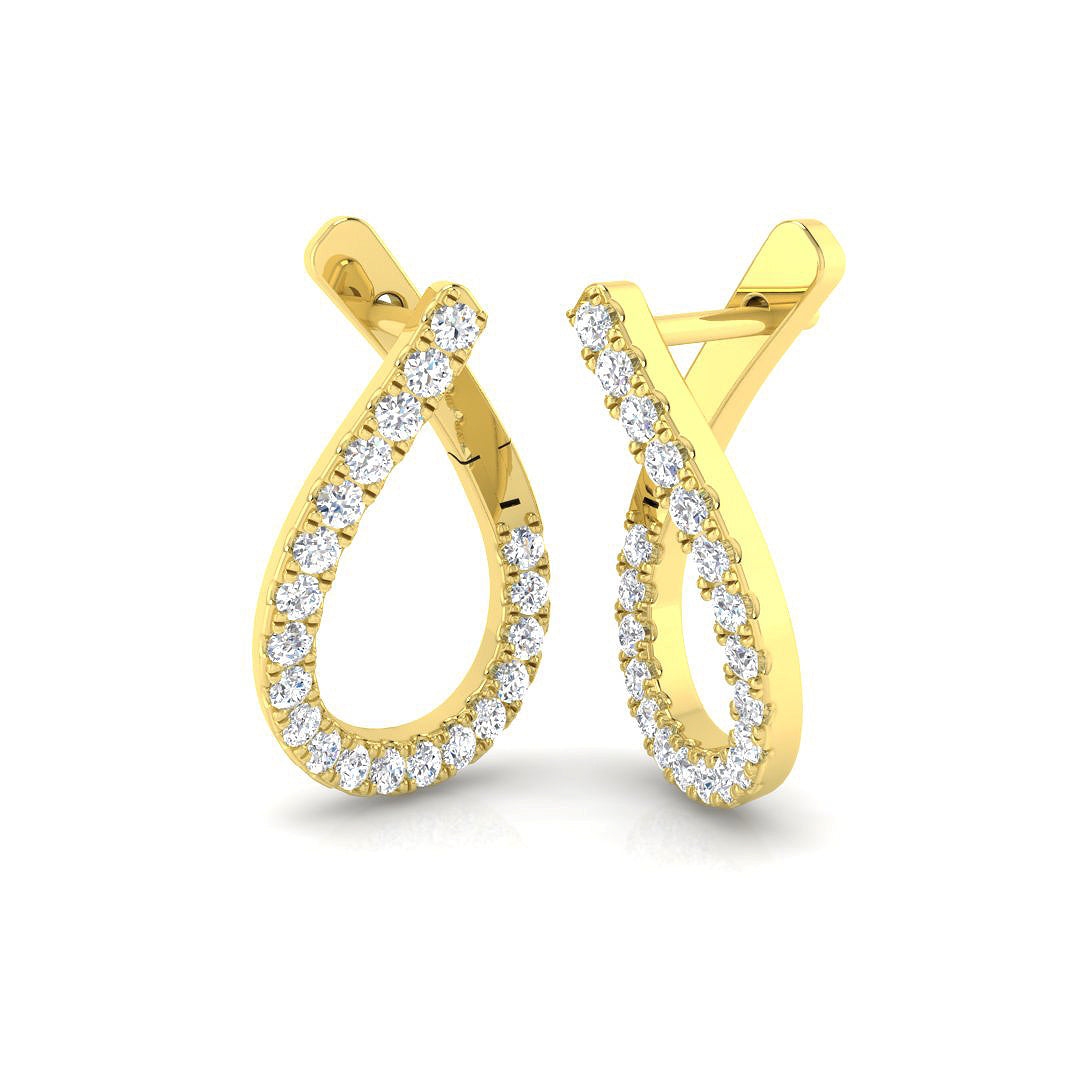Artisan Jewellery Diamond Earring 0.5 ct  Platinum, 9ct, 18ct White, Yellow & Rose Gold | Handcrafted Fine Jewellery-12
