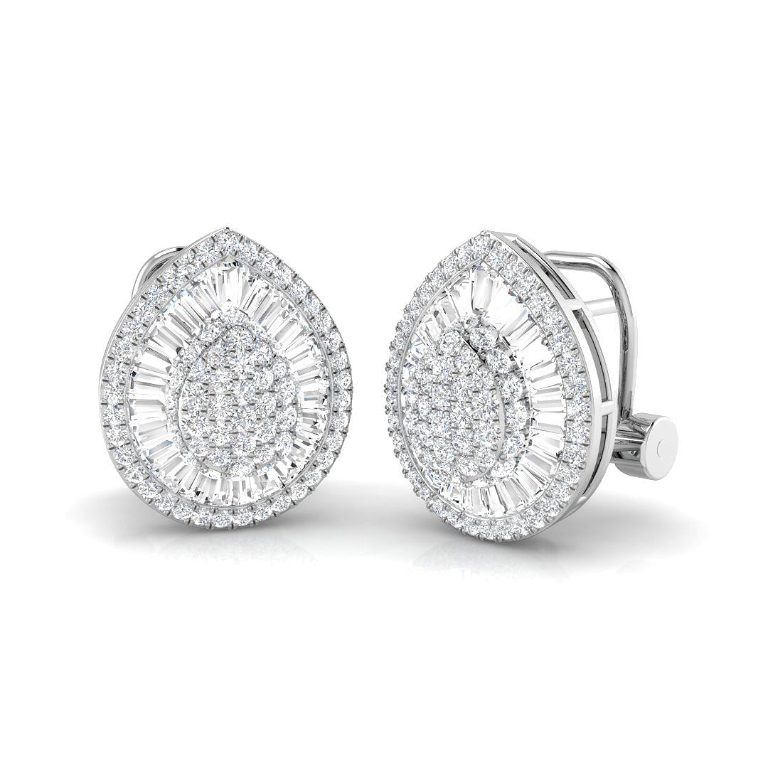 Chandelier Grace Diamond Earring 1.5 ct  Platinum, 9ct, 18ct White, Yellow & Rose Gold | Handcrafted Fine Jewellery-12