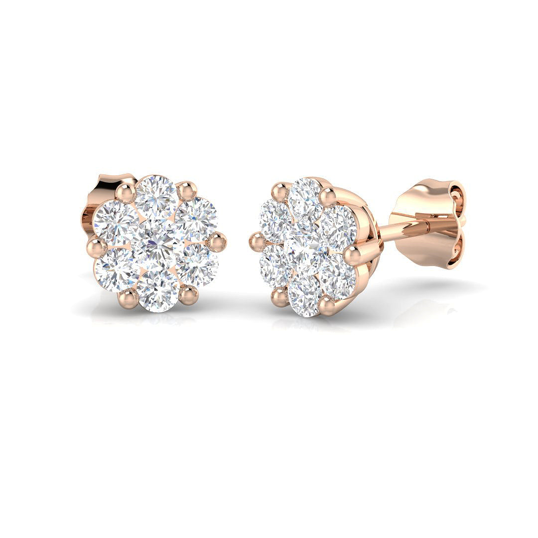 Huggie Delight Diamond Earring 0.75 ct  Platinum, 9ct, 18ct White, Yellow & Rose Gold | Handcrafted Fine Jewellery-11