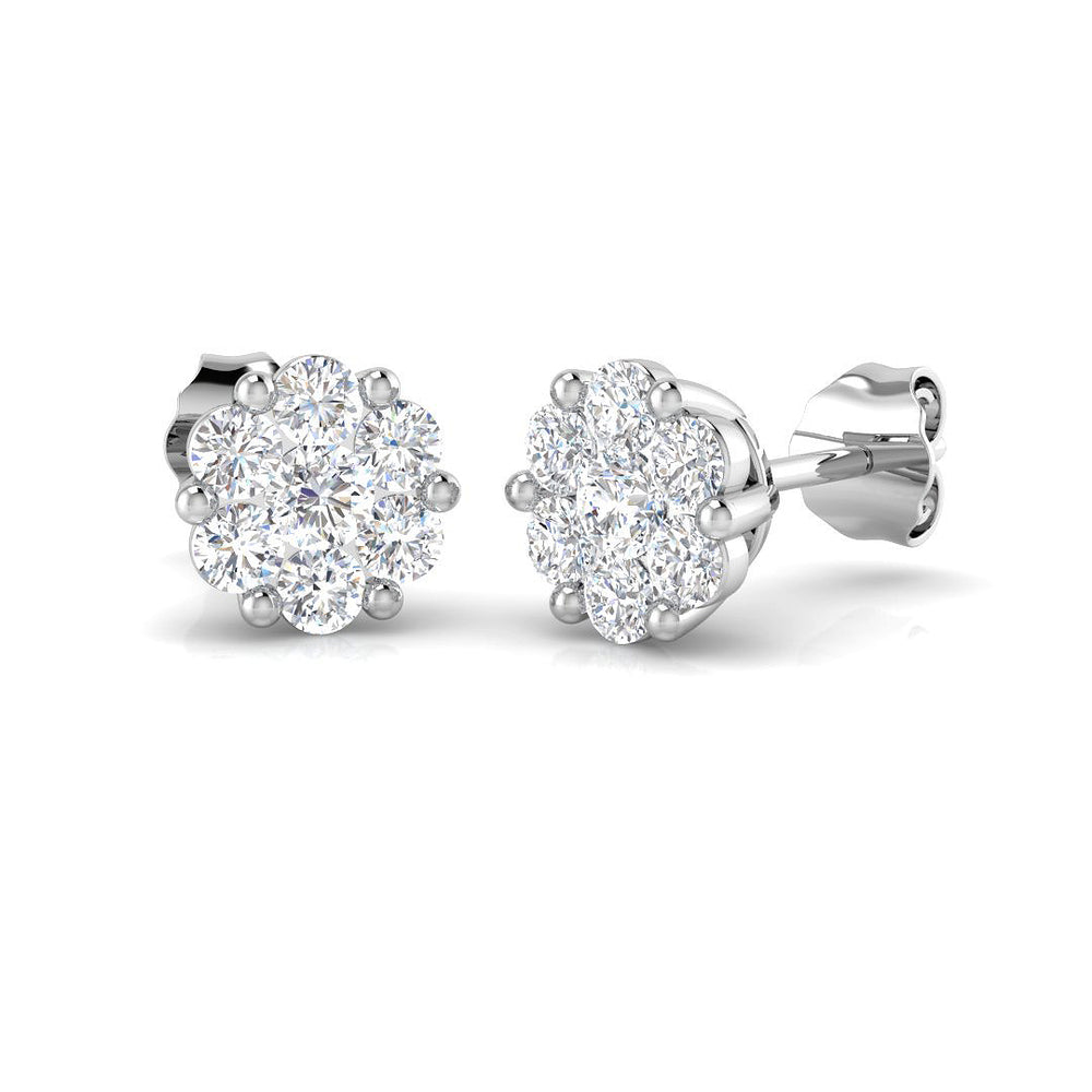 Huggie Delight Diamond Earring 0.75 ct  Platinum, 9ct, 18ct White, Yellow & Rose Gold | Handcrafted Fine Jewellery-12