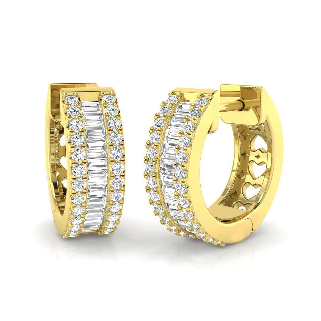 Jacket Style Diamond Earring 0.75 ct  Platinum, 9ct, 18ct White, Yellow & Rose Gold | Handcrafted Fine Jewellery-14