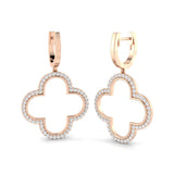 Lovingly Paired Diamond Earring 0.75 ct  Platinum, 9ct, 18ct White, Yellow & Rose Gold | Handcrafted Fine Jewellery-11