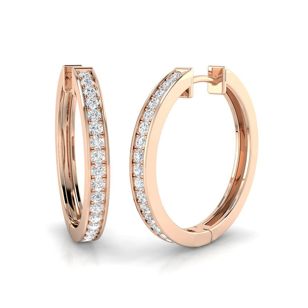 Carefully Matched Diamond Earring 0.5 ct  Platinum, 9ct, 18ct White, Yellow & Rose Gold | Handcrafted Fine Jewellery-11