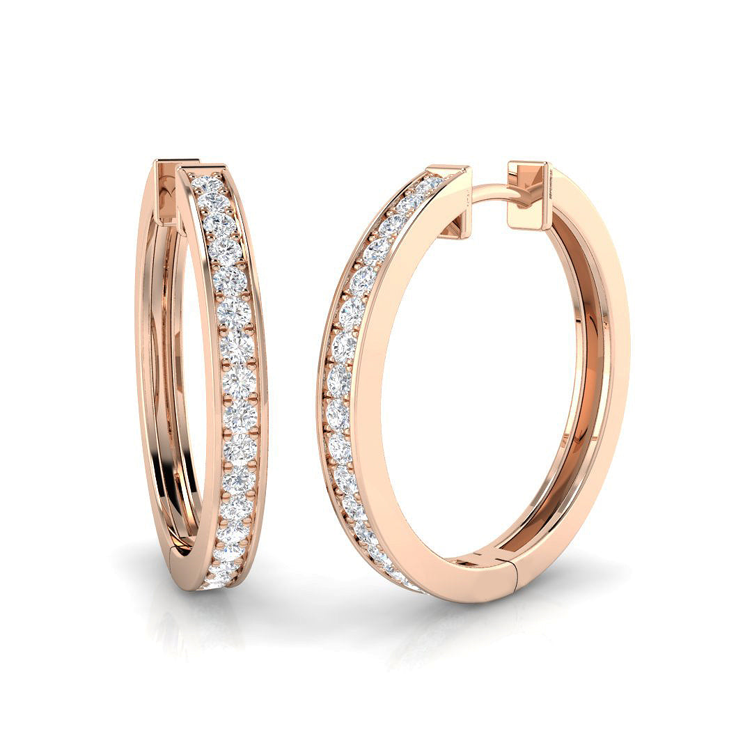 Carefully Matched Diamond Earring 0.5 ct  Platinum, 9ct, 18ct White, Yellow & Rose Gold | Handcrafted Fine Jewellery-11