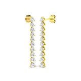 Artfully Arranged Diamond Earring 1.25 ct  Platinum, 9ct, 18ct White, Yellow & Rose Gold | Handcrafted Fine Jewellery-14
