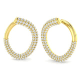 Gentle Radiance Diamond Earring 1 ct  Platinum, 9ct, 18ct White, Yellow & Rose Gold | Handcrafted Fine Jewellery-6