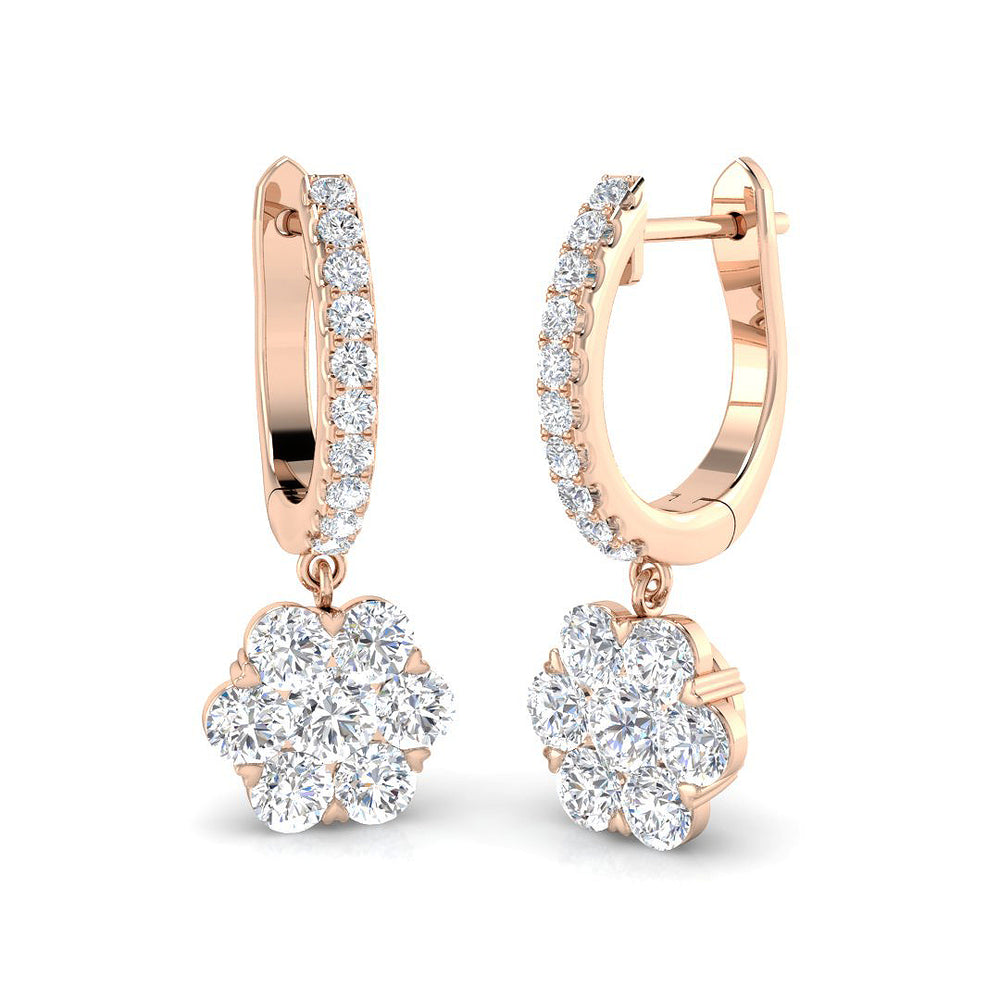 Quiet Lustre Diamond Earring 1.5 ct  Platinum, 9ct, 18ct White, Yellow & Rose Gold | Handcrafted Fine Jewellery-11