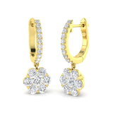 Quiet Lustre Diamond Earring 1.5 ct  Platinum, 9ct, 18ct White, Yellow & Rose Gold | Handcrafted Fine Jewellery-14