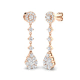 Understated Elegance Diamond Earring 1.5 ct  Platinum, 9ct, 18ct White, Yellow & Rose Gold | Handcrafted Fine Jewellery-11
