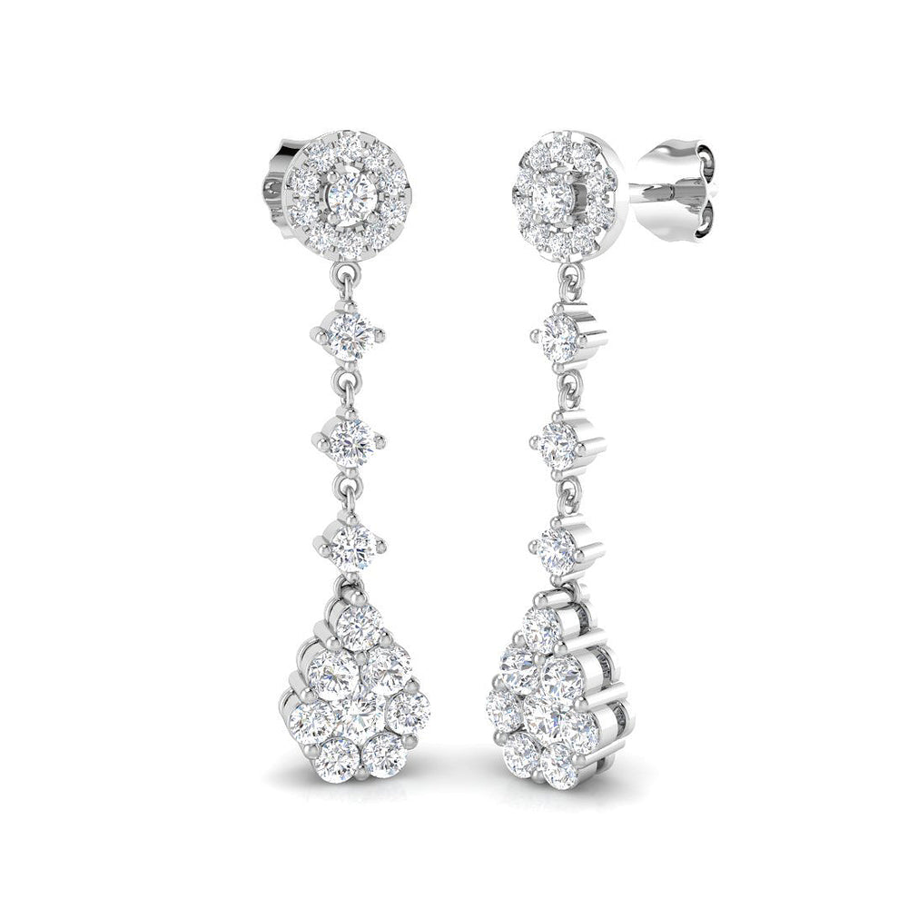 Understated Elegance Diamond Earring 1.5 ct  Platinum, 9ct, 18ct White, Yellow & Rose Gold | Handcrafted Fine Jewellery-12