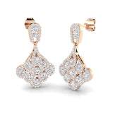 Deany Gold Drop & Trilogy Diamond Earrings - Exquisite 1.75-2.5ct