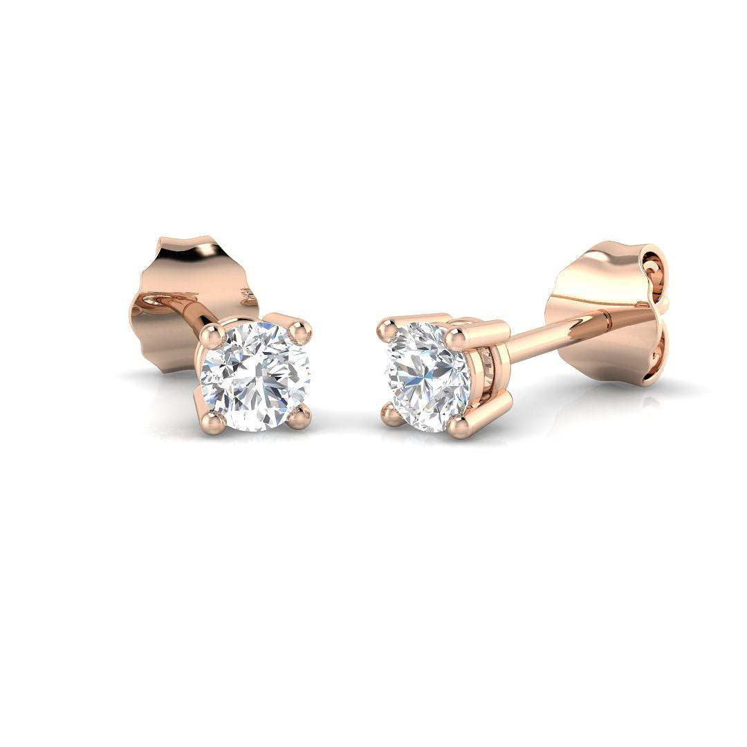 Dignified Gleam Diamond Earring 0.25 ct  Platinum, 9ct, 18ct White, Yellow & Rose Gold | Handcrafted Fine Jewellery-10
