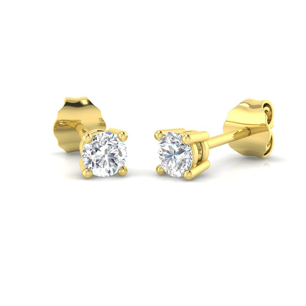Dignified Gleam Diamond Earring 0.25 ct  Platinum, 9ct, 18ct White, Yellow & Rose Gold | Handcrafted Fine Jewellery-14