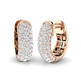 Graceful Shimmer Diamond Earring 1.75 ct  Platinum, 9ct, 18ct White, Yellow & Rose Gold | Handcrafted Fine Jewellery-10