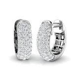 Graceful Shimmer Diamond Earring 1.75 ct  Platinum, 9ct, 18ct White, Yellow & Rose Gold | Handcrafted Fine Jewellery-12