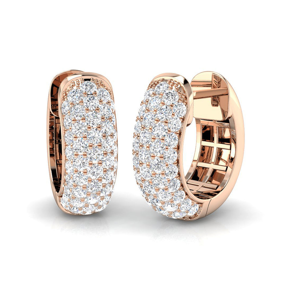Hoop Earrings - Tunoy 0.33ct-1ct Lab Grown Diamond