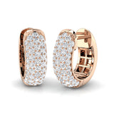 Hoop Earrings - Tunoy 0.33ct-1ct Lab Grown Diamond