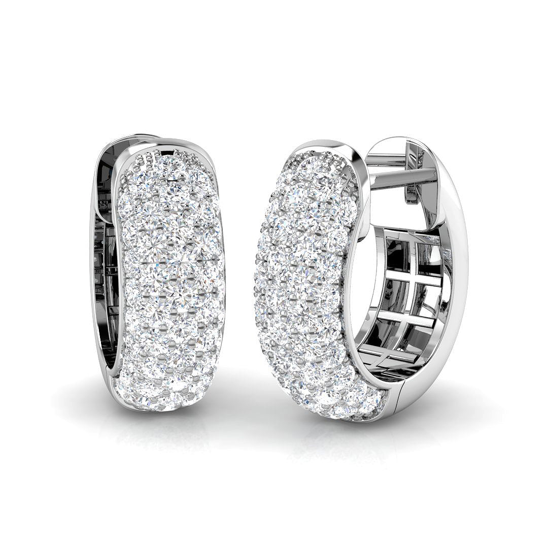 Timeless Sparkle Diamond Earring 1 ct  Platinum, 9ct, 18ct White, Yellow & Rose Gold | Handcrafted Fine Jewellery-10