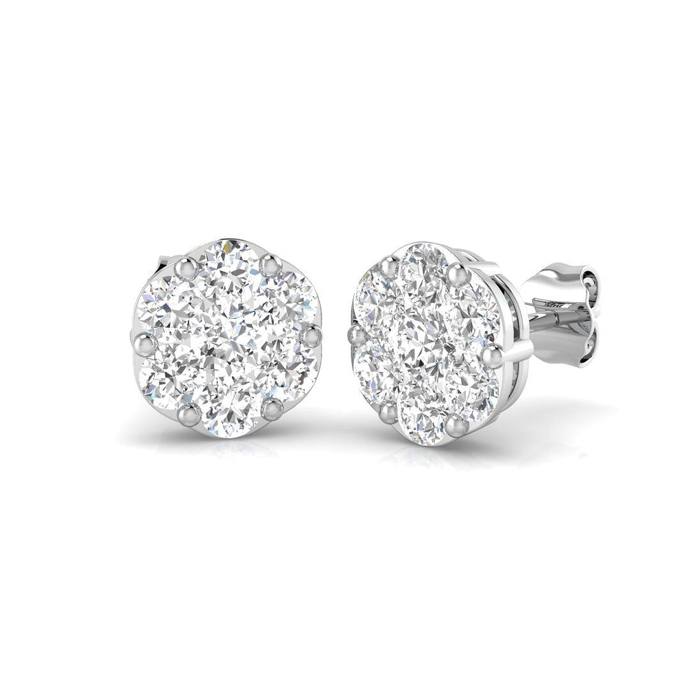 Grandeur Diamond Earring 1.5 ct  Platinum, 9ct, 18ct White, Yellow & Rose Gold | Handcrafted Fine Jewellery-12