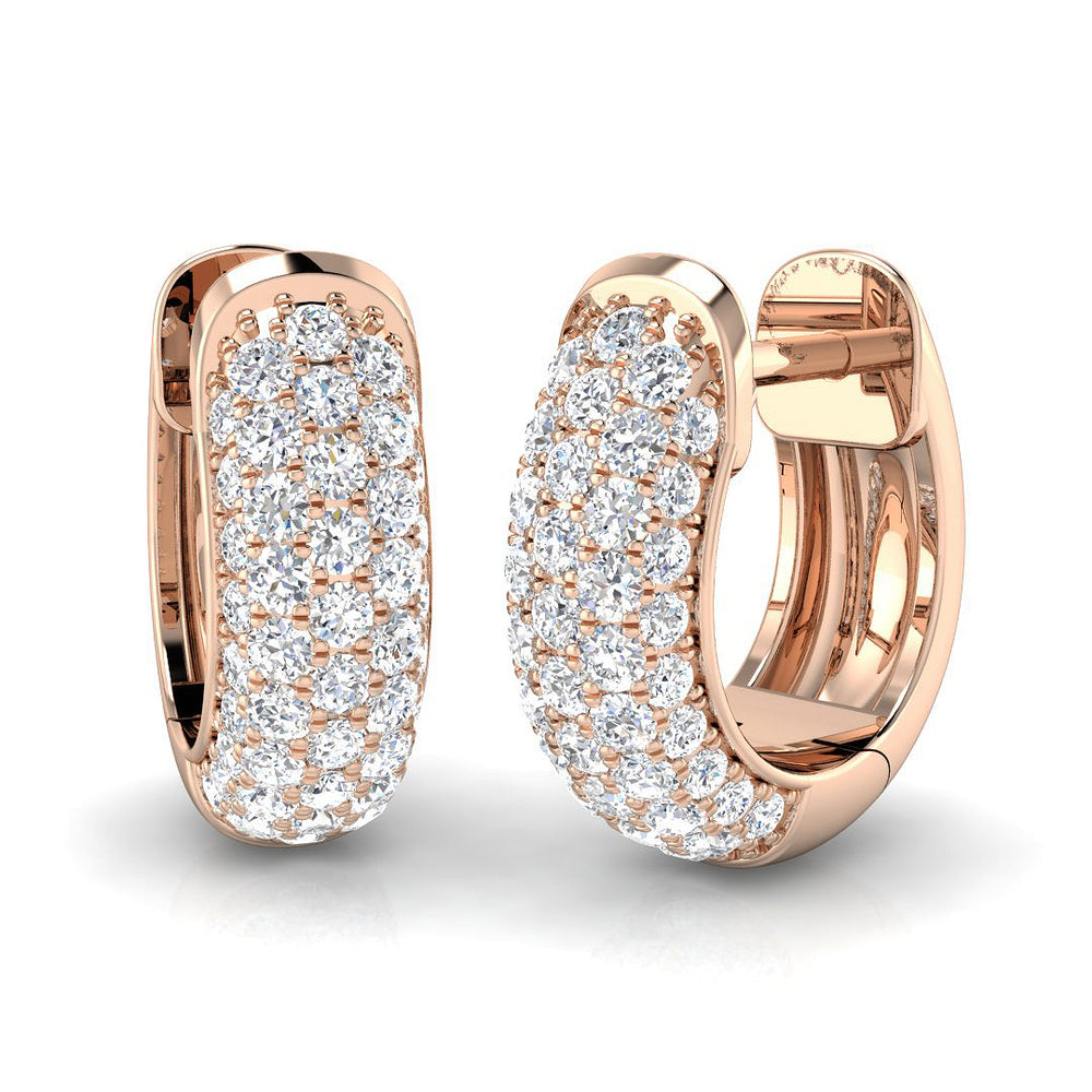 Gilded Diamond Earring 0.75 ct  Platinum, 9ct, 18ct White, Yellow & Rose Gold | Handcrafted Fine Jewellery-10