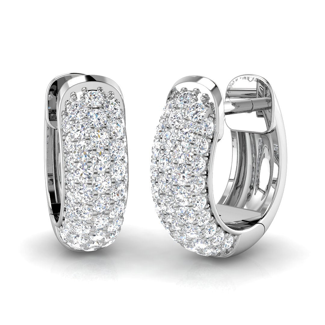 Hoop Earrings - Engty 0.5ct Lab Grown Diamond