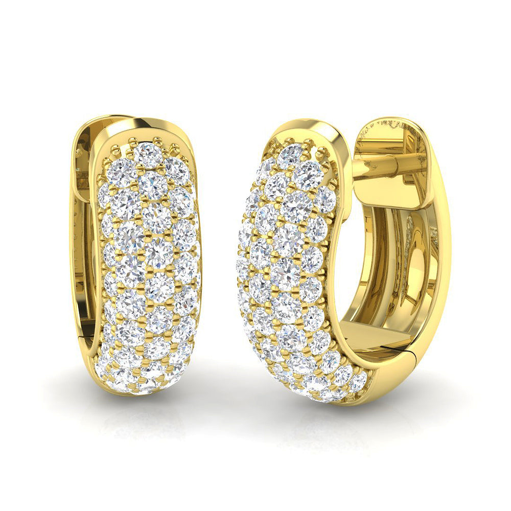 Hoop Earrings - Engty 0.5ct Lab Grown Diamond