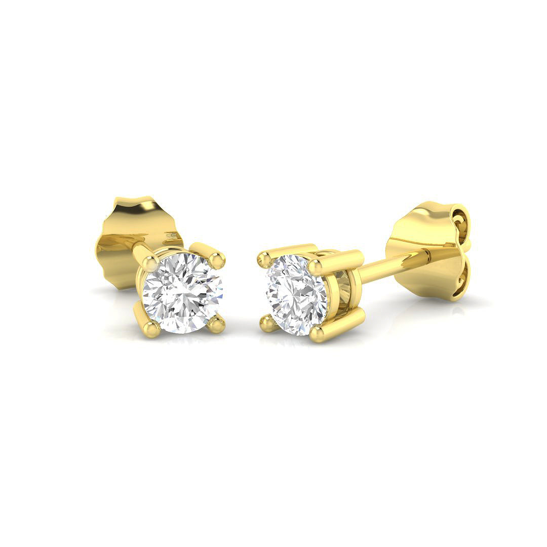 Ornamented Diamond Earring 0.33 ct  Platinum, 9ct, 18ct White, Yellow & Rose Gold | Handcrafted Fine Jewellery-14