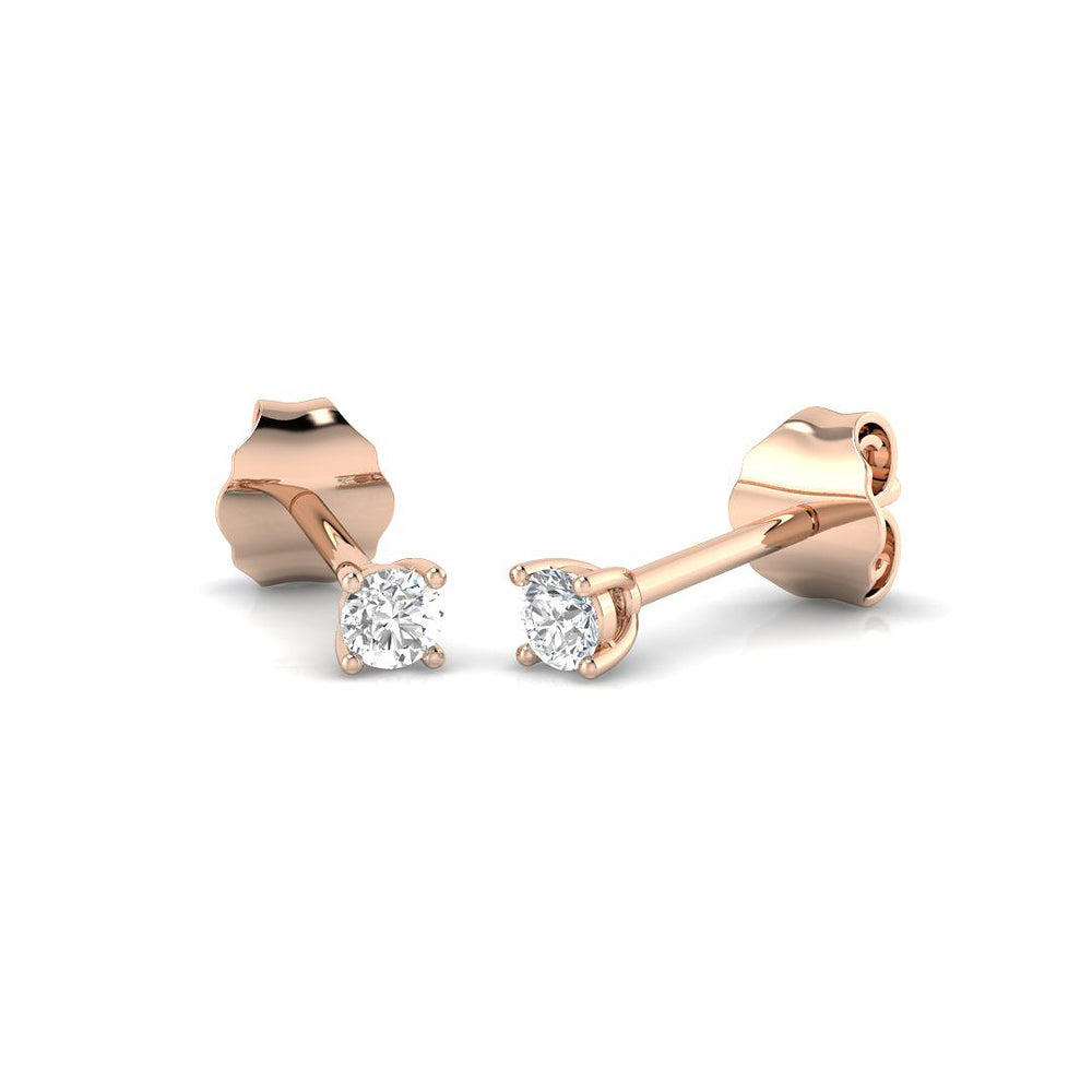 Decorated Diamond Earring 0.15 ct  Platinum, 9ct, 18ct White, Yellow & Rose Gold | Handcrafted Fine Jewellery-11
