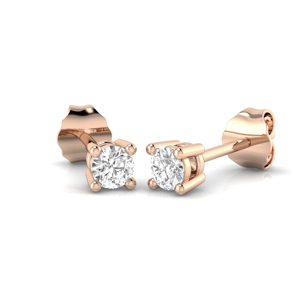 Garnished Diamond Earring 0.25 ct  Platinum, 9ct, 18ct White, Yellow & Rose Gold | Handcrafted Fine Jewellery-10