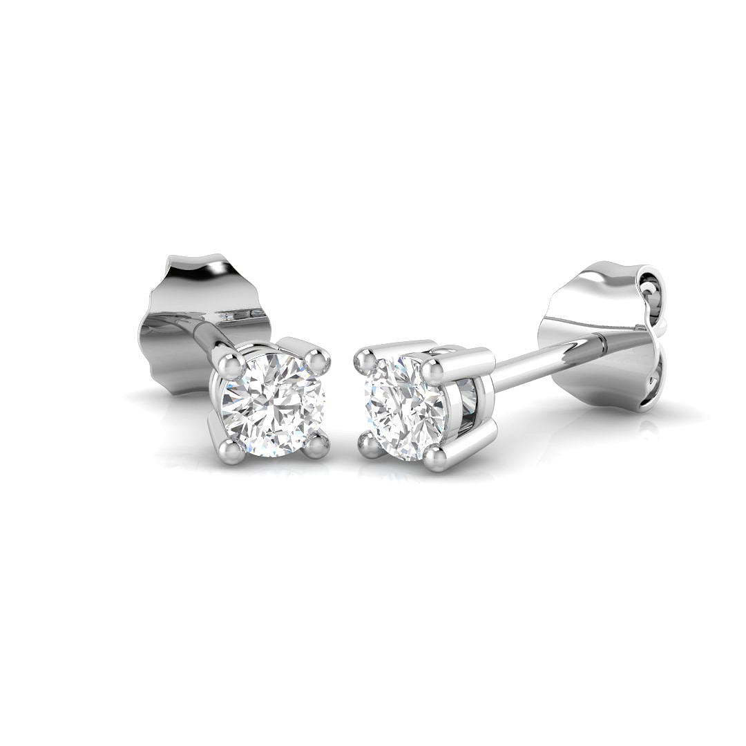 Garnished Diamond Earring 0.25 ct  Platinum, 9ct, 18ct White, Yellow & Rose Gold | Handcrafted Fine Jewellery-12
