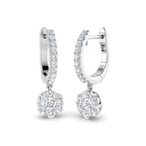 Kensington Palace Diamond Earring 1 ct  Platinum, 9ct, 18ct White, Yellow & Rose Gold | Handcrafted Fine Jewellery-12
