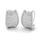 Crystal Palace Diamond Earring 3 ct  Platinum, 9ct, 18ct White, Yellow & Rose Gold | Handcrafted Fine Jewellery-2
