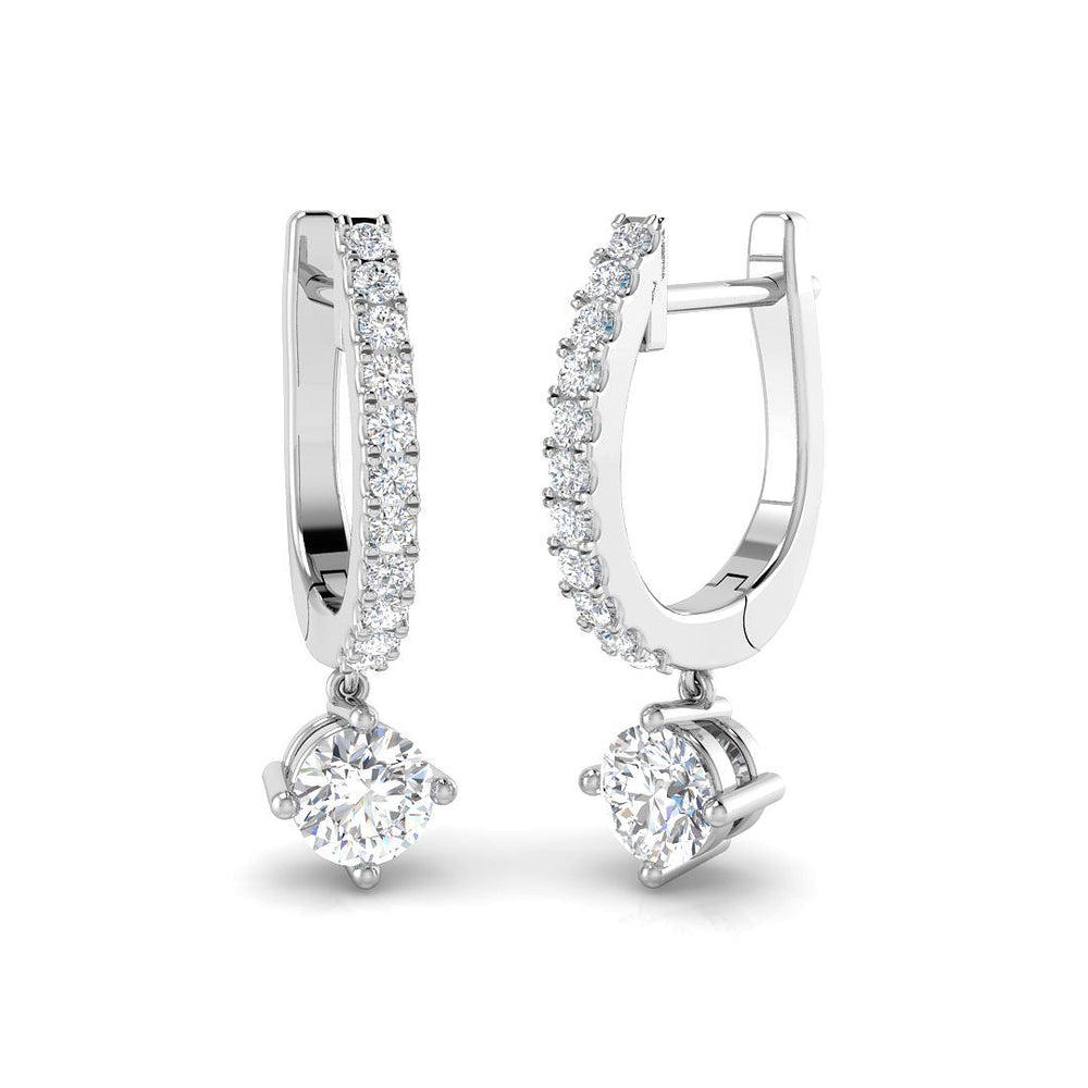 Chatsworth Diamond Earring 0.75 ct  Platinum, 9ct, 18ct White, Yellow & Rose Gold | Handcrafted Fine Jewellery-12