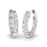 Delicate Touch Diamond Earring 3 ct  Platinum, 9ct, 18ct White, Yellow & Rose Gold | Handcrafted Fine Jewellery-12