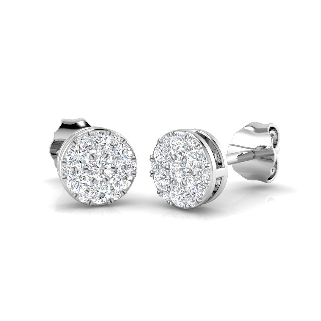 Gossamer Diamond Earring 0.33 ct  Platinum, 9ct, 18ct White, Yellow & Rose Gold | Handcrafted Fine Jewellery-12