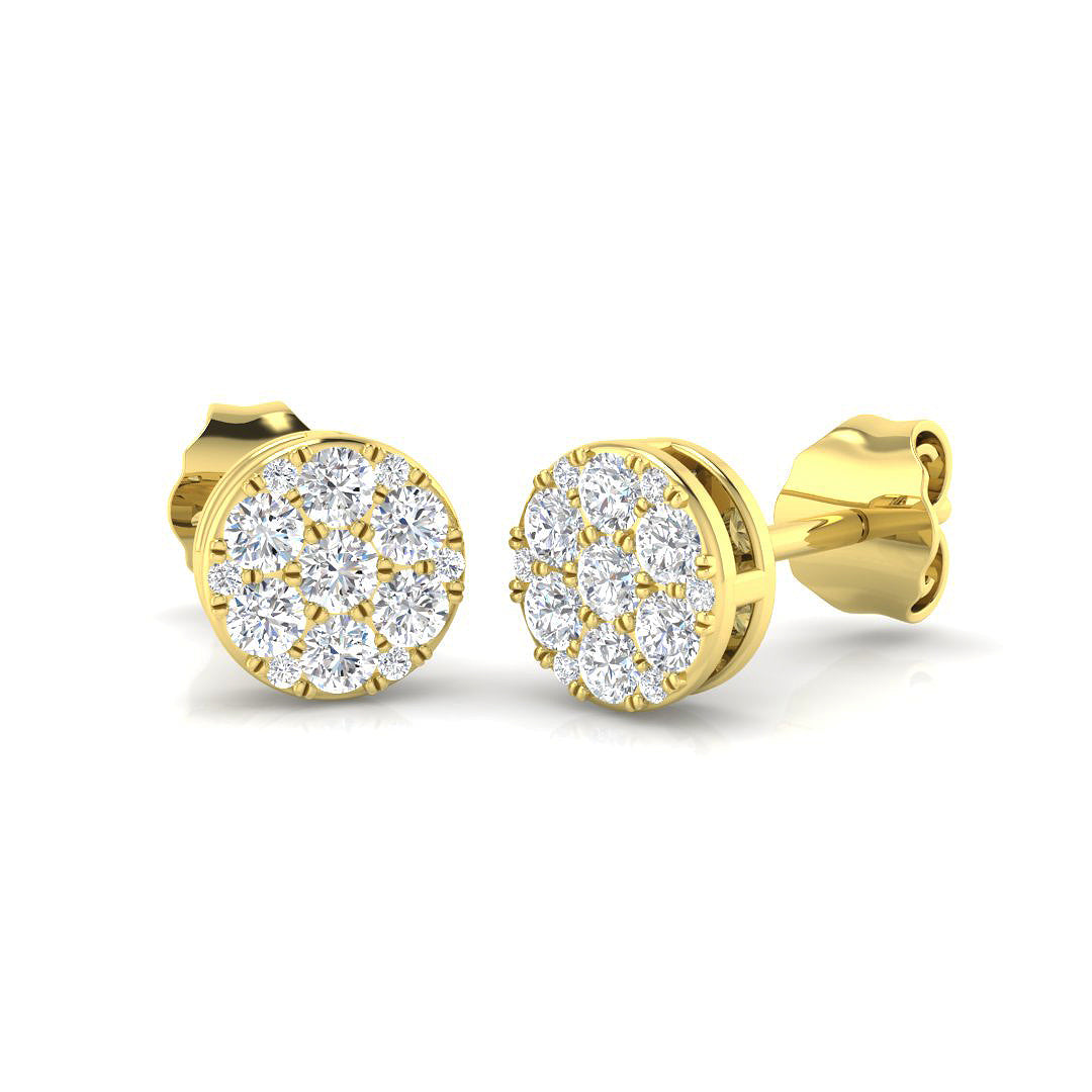 Gossamer Diamond Earring 0.33 ct  Platinum, 9ct, 18ct White, Yellow & Rose Gold | Handcrafted Fine Jewellery-14