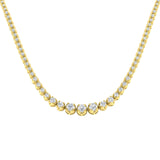 Morag Diamond Tennis Necklace 3ct Platinum Gold