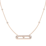 Orla Diamond Necklace Spectacle 0.5ct Gold Platinum