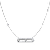 Orla Diamond Necklace Spectacle 0.5ct Gold Platinum