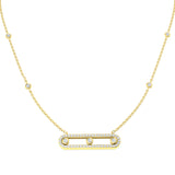 Orla Diamond Necklace Spectacle 0.5ct Gold Platinum