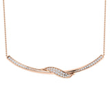 Pamela Vintage Diamond Necklace 0.33ct Gold Platinum