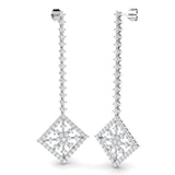 Featherlight Diamond Earring 2.75 ct  Platinum, 9ct, 18ct White, Yellow & Rose Gold | Handcrafted Fine Jewellery-2