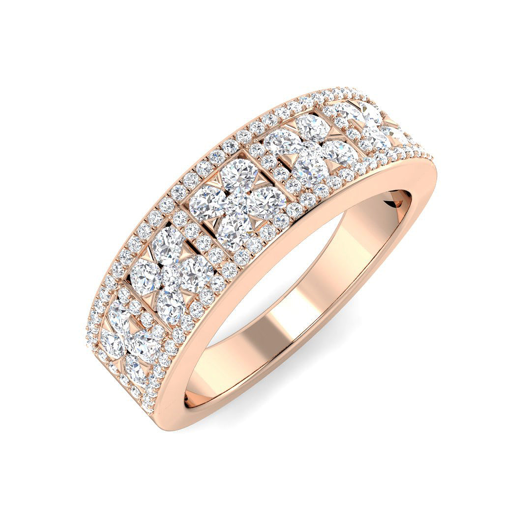Elegant Fancy Diamond Ring 0.5ct | Gold & Platinum | Lab & Natural