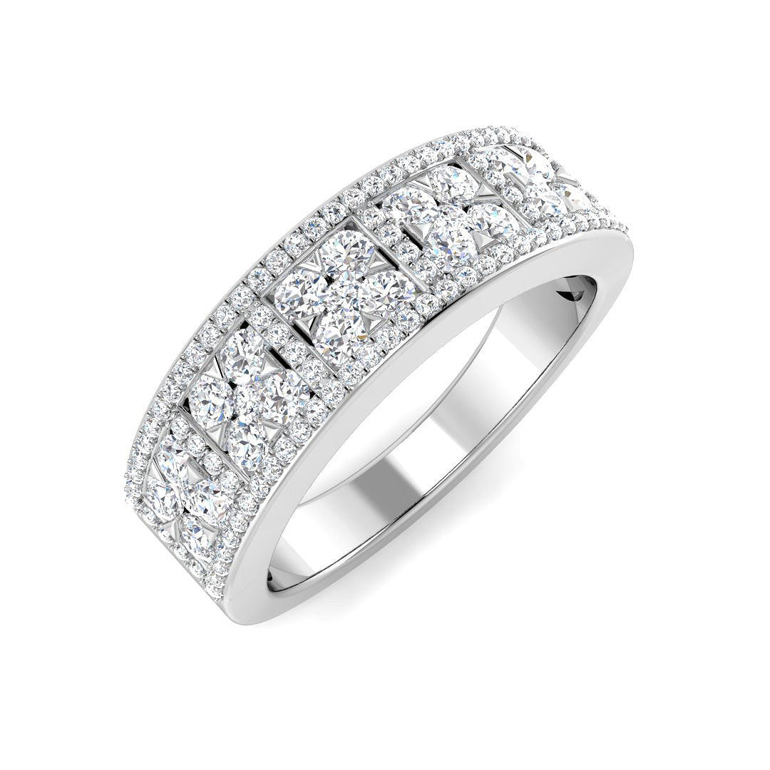 Elegant Fancy Diamond Ring 0.5ct | Gold & Platinum | Lab & Natural