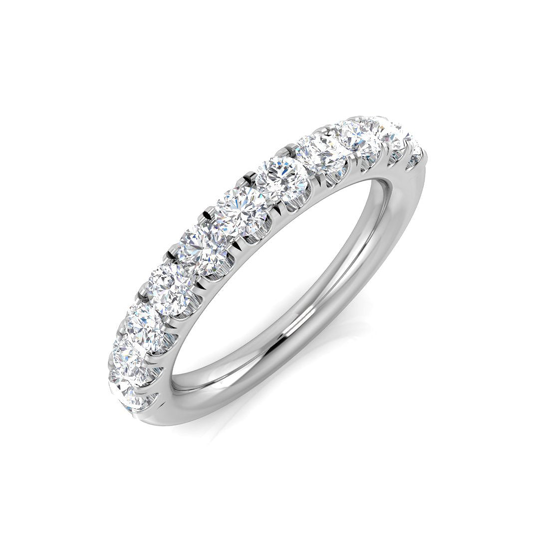 0.81Ct Lab Grown Diamond Ring in 9k White Gold