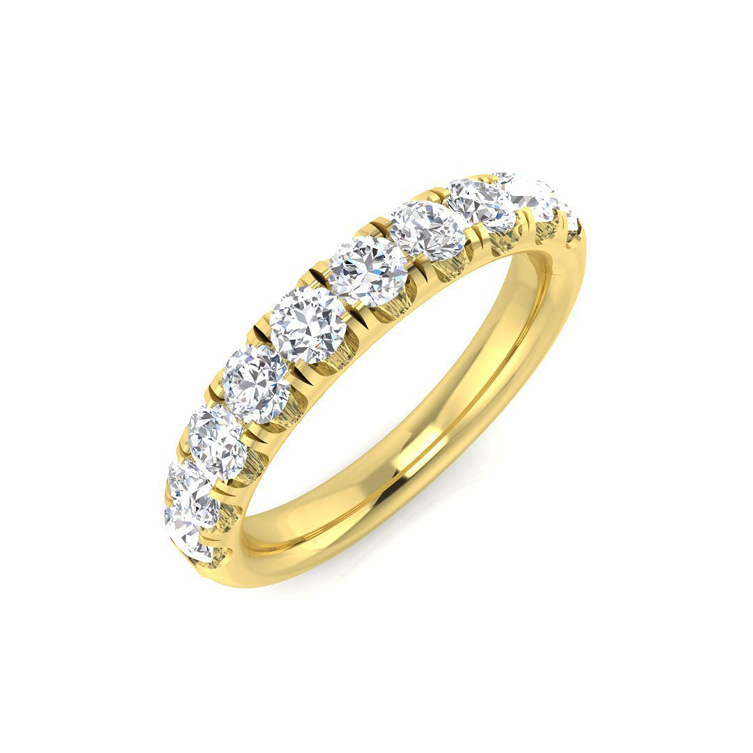 1.03Ct Lab Grown Diamond Ring in 9k Yellow Gold
